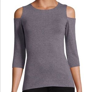 Used Bailey 44 Deneuve cold shoulder top